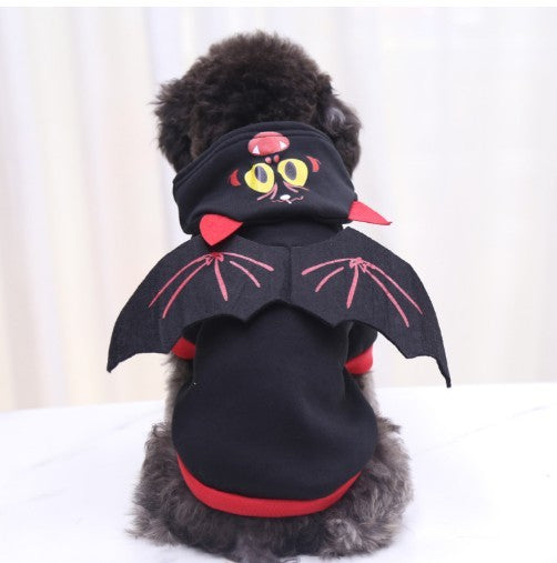 Halloween Pet Funny Black Skull Horror Make-up Cat Accessories Pet Dress Up Costume