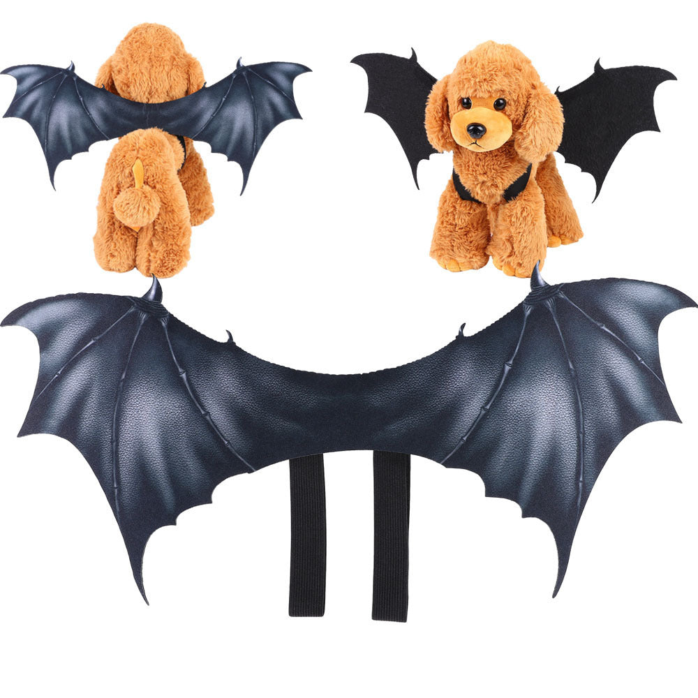 Halloween Pet Party Decoration Cat Ghost Festival Dress Up Costume Dog Bat Wings