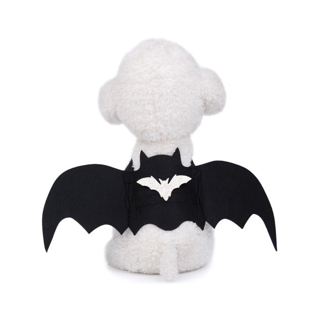 Halloween funny pet bat wings dog clothes