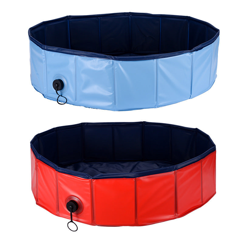 Portable Pet Pool Foldable Dog Cat Bathtub Pet Supplies Outdoor Children's Bathtub Pet Cleaning Supplies Accessories