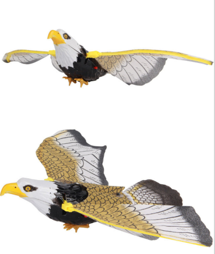 Simulation Bird Cat Interactive Pet Toys Hanging Eagle Flying Teasering Play Kitten Dog Toys Animals Cat Accessories Supplies