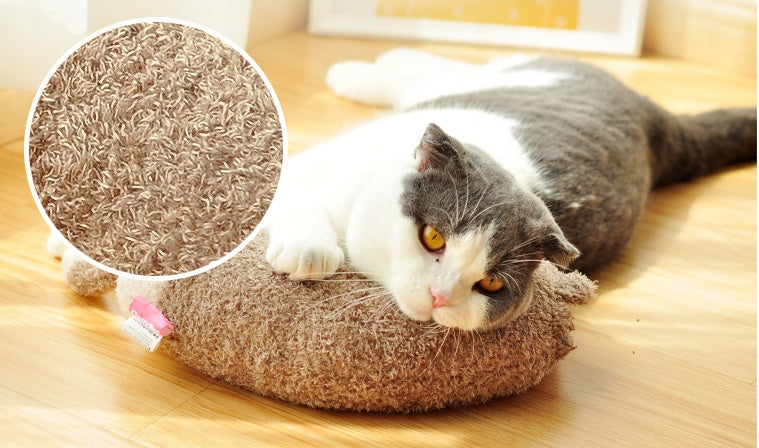 Cat Toy Pillow Shaped Funny Funny Stick Pet Supplies