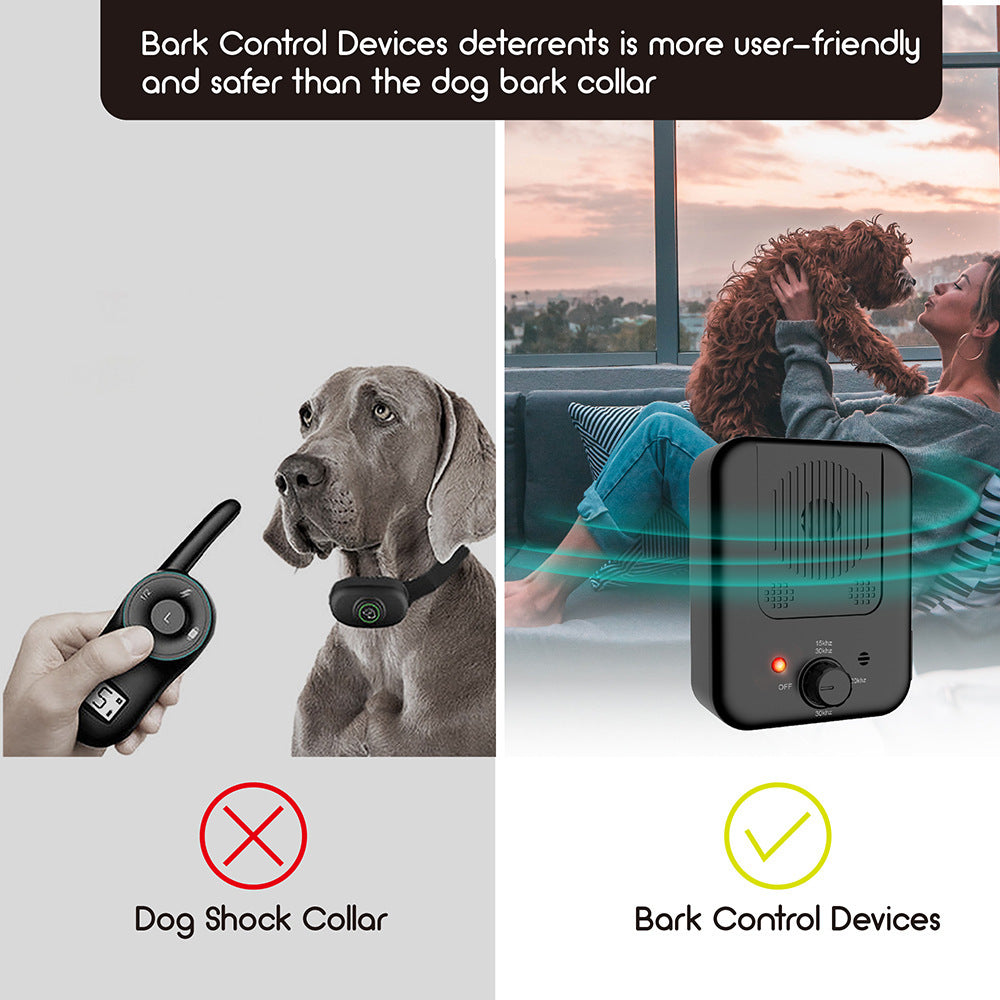 Ultrasonic Dog Anti-Barking Collar - Stop Barking Control Training Device