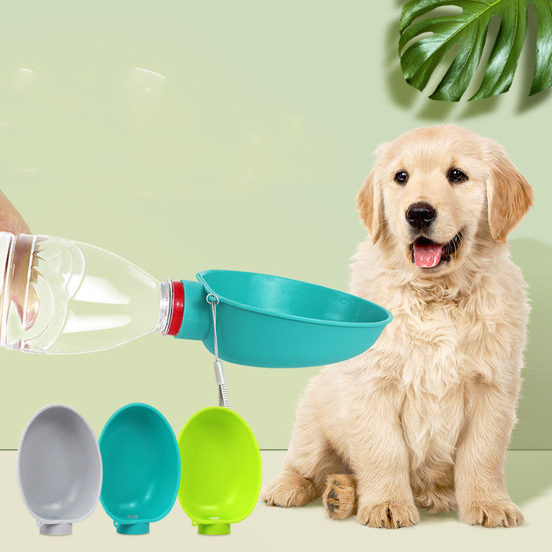 Portable Dog Water Bowl - Outdoor Pet Kettle for Small Breeds