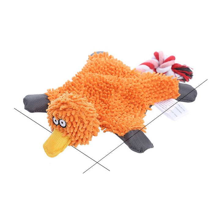 Pet Toy Donkey Shape Corduroy Chew Toy For Dogs Puppy Squeaker Squeaky Plush Bone Molar Dog Toy Pet Training Dog