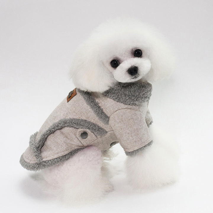 Dog Clothes Winter Pet Dog French Bulldog Jacket Thick Warm Dog Coat