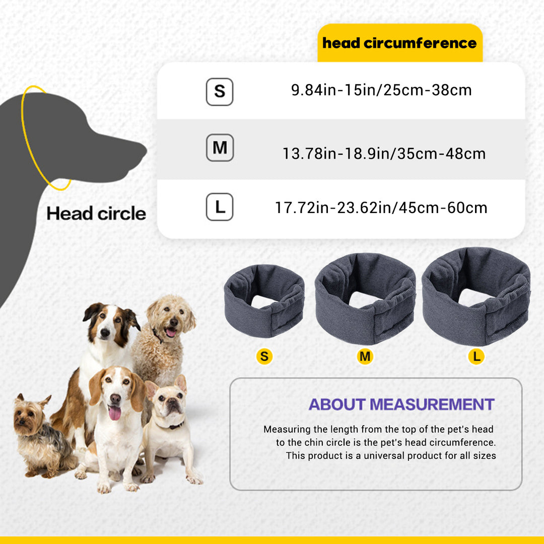 Noise Reduction Dog Hoodie Dog Head Warp Dog Calming Hoodie Hematoma Ear Wraps Head Cover Muffs For Anxiety Relief Pet Supplies