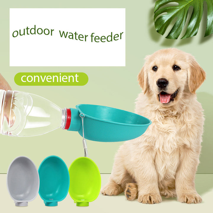 Portable Dog Water Bowl - Outdoor Pet Kettle for Small Breeds