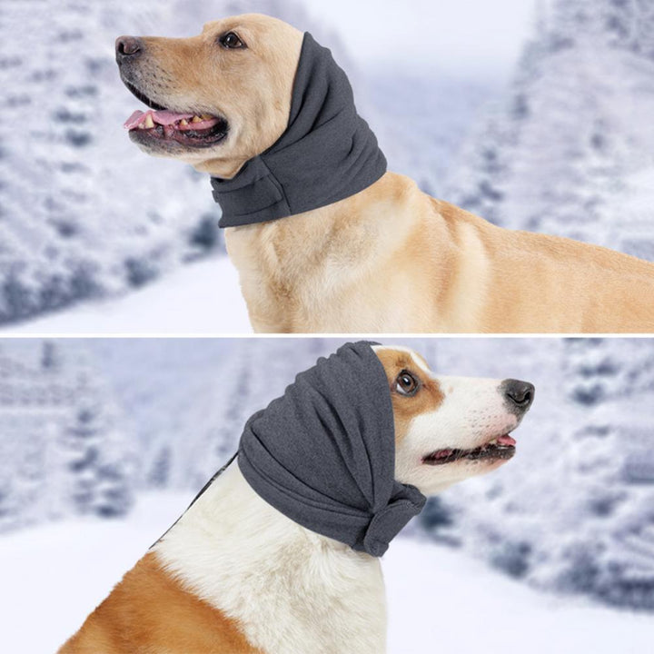 Noise Reduction Dog Hoodie Dog Head Warp Dog Calming Hoodie Hematoma Ear Wraps Head Cover Muffs For Anxiety Relief Pet Supplies