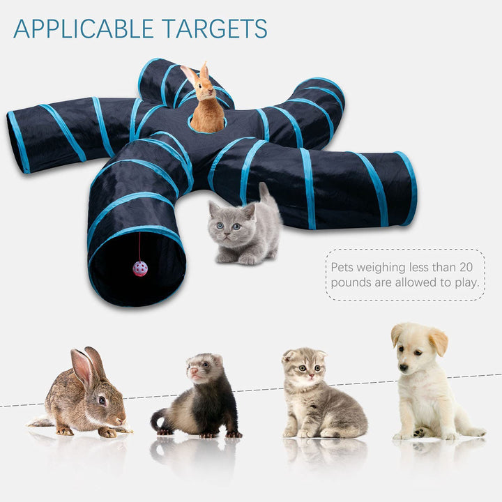 Zhiyi Tree Pattern Tunnel Cat Toy - Fun for Pets