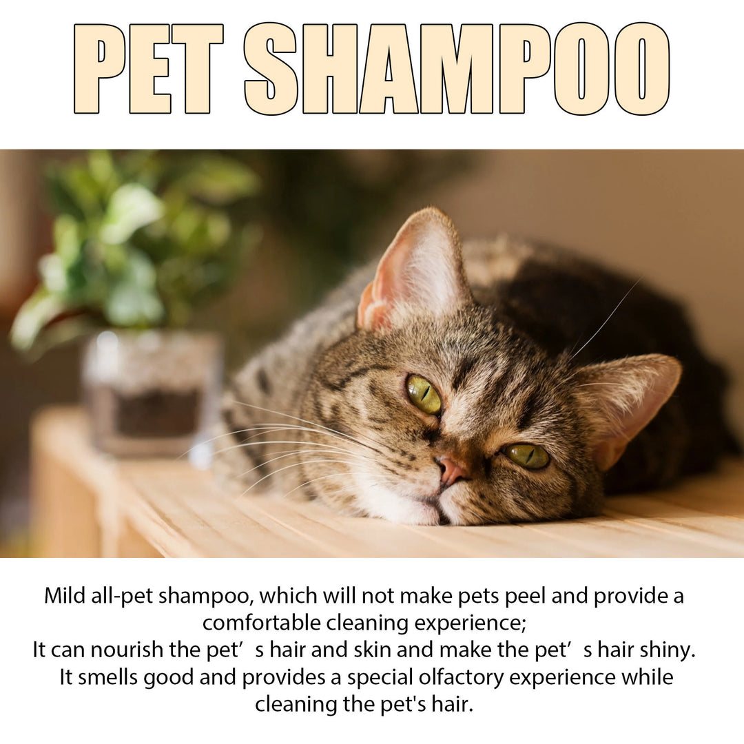 Pet Shampoo Mild And Clean Pet Cat And Dog Hair Soft And Unknotted Shampoo Shampoo