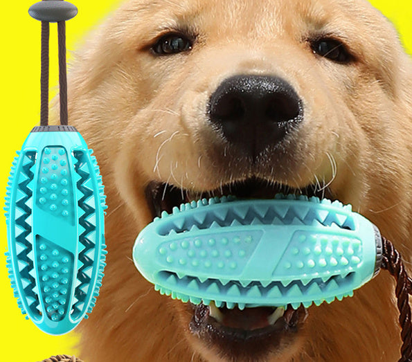 Dog Toys Silicon Suction Cup Tug Interactive Dog Ball Toy For Pet Chew Bite Tooth Cleaning Toothbrush Feeding Pet Supplies